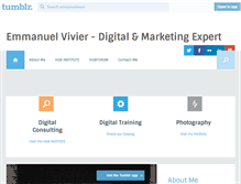 Tablet Screenshot of emmanuelvivier.com